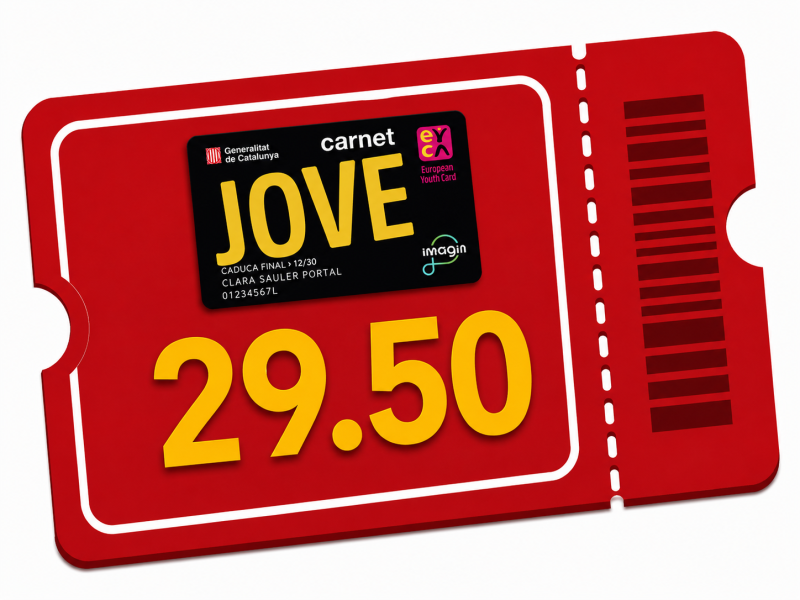 Carnet Jove 29.50€