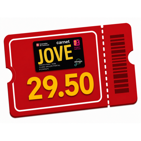 Carnet Jove 29.50€