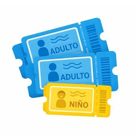 Pack 2 adultos + 1 niño