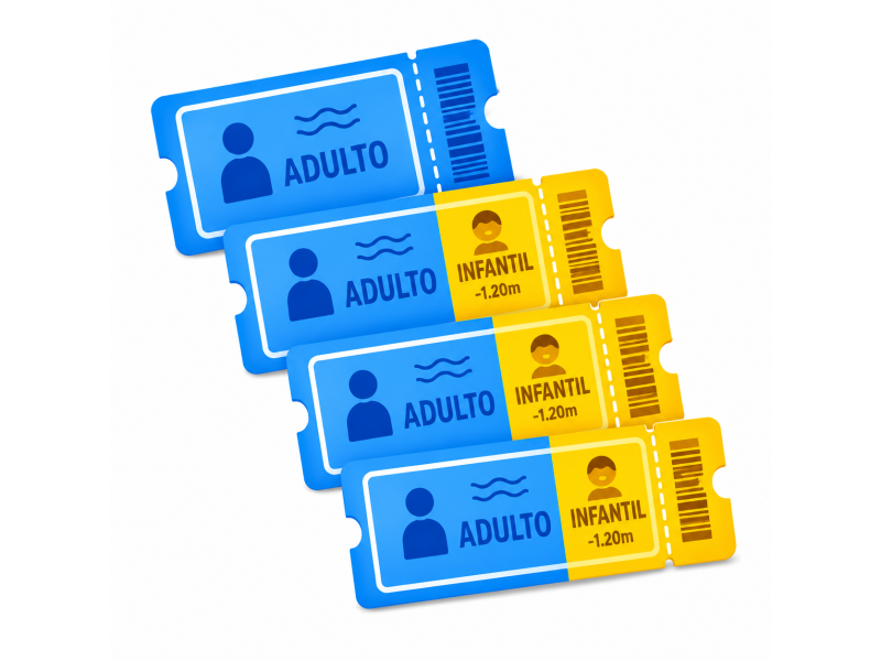Pack 4 entradas