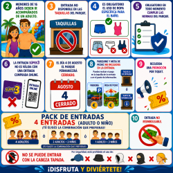 Pack 4 entradas